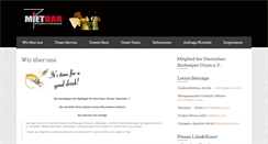 Desktop Screenshot of mietbar.de